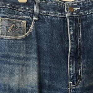Jordache Vintage HorseHead Blue Denim Jeans Small RARE!